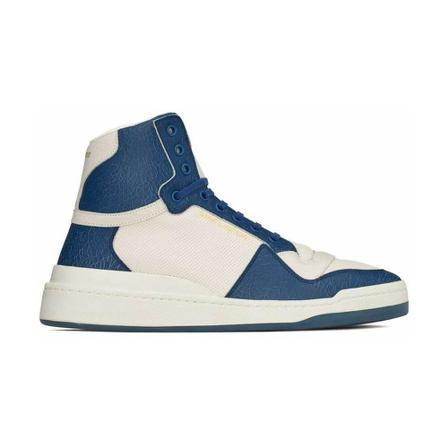 Saint Laurent, Flat shoes Blauw, Heren, Maat:43 EU,rubber
