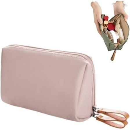 (Rose PINK) Makeup Taske - AUTREMENT - YODAOLI - Rejse Kosmetiktaske - Rose PINK - Stor Kapacitet