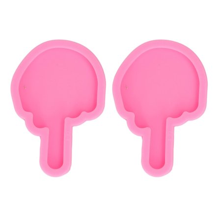 2 stk. Fødevaregodkendte silikone fondantforme, lette at rengøre, bløde chokoladeforme til gør-det-selv dekorationer