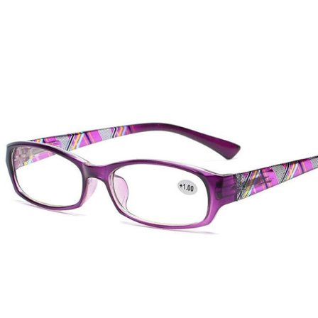 Company Lila Läsglasögon Value 4-pack Designerstil Herr Dam RRRR92-5 +1.00 Lila