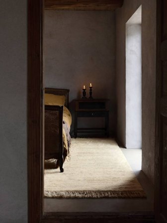 Wool Rug Hallinge Beige Oeko-Tex