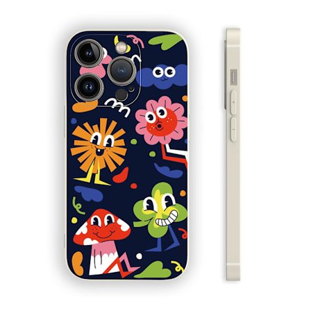 Creative Cartoontpurubber Stötsäker mobiltelefon Caseiphone 15 Caseseries Stylesgwhiteypdt1857