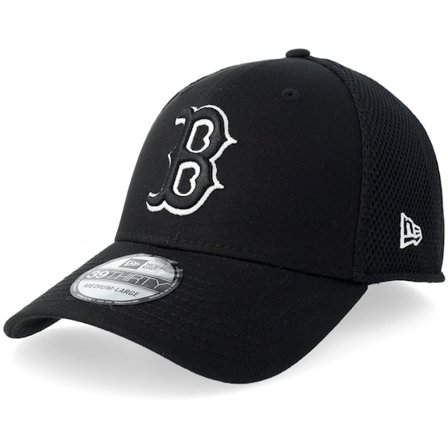 New Era - Negro flexfit Gorra - Boston Red Sox 39THIRTY Eg Neo Black/White Mesh Flexfit @ Hatstore