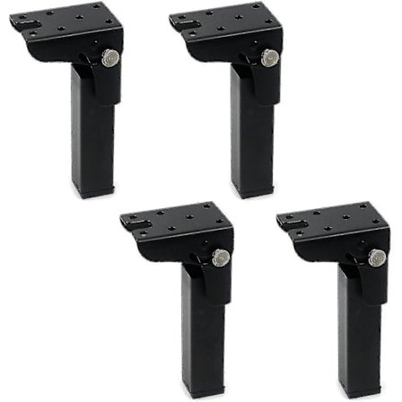 Sammenleggbare bordben 140mm/5.51#34; Høyde Jernlåshengsel 90 Grader Sammenleggbart