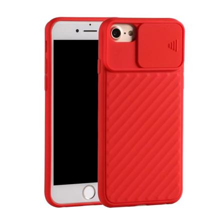 Iphone 6/6s/7/8/se (2020/2022) - Camshield Skal - Röd Red Röd