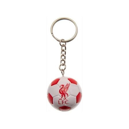 Liverpool FC Crest Ball Nøkkelring Rød/Hvit - spot sales Rød/Hvit One Size