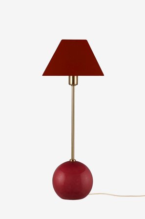 Globen Lighting - Bordslampa Iris 20 - Röd - Bordslampor - Från Homeroom