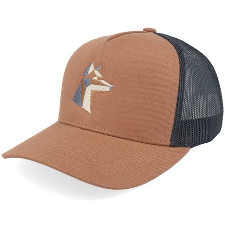 Kiddo Cap - Brown - trucker - Cap - Kids Brown Paper Fox Caramel/Black A-frame Trucker - Hatstore