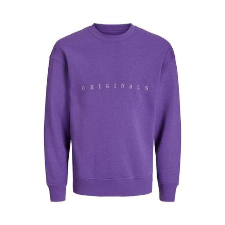 Jack & Jones, Sweatshirts Paars, Heren, Maat:L,polyester