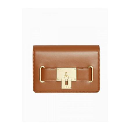 Elisabetta Franchi - Kuvertväskor - Brun - Dam - Storlek: One Size, Dam, Storlek: ONE SIZE