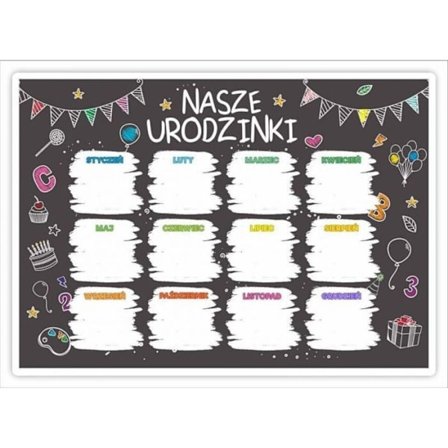 Kalender - lär dig hur man använder kalendern för födelsedagar tavla