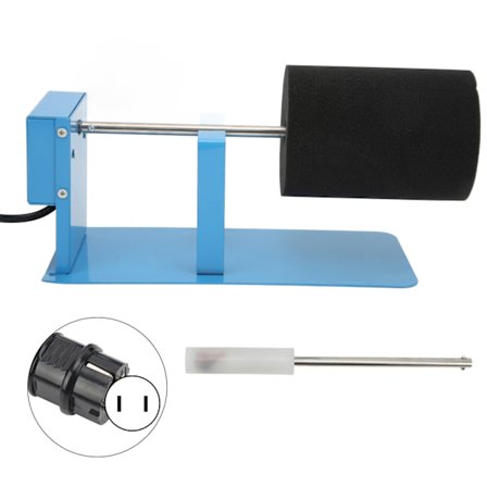 Kop drejeskive justerbar skum Anti Slip Stille Stabil Aluminium Legering Blå DIY Æggeskal Kop Svampe Kop DrejeskiveUS Stik 110V