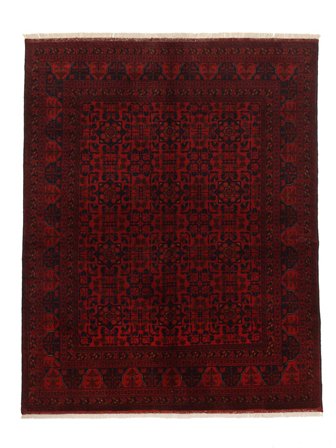 Medallón Pequeño Afghan Khal Mohammadi Alfombra 155X189 Lana