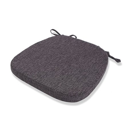 Sitskudde stol tvättbar stolsdyna med slips 43 * 41cm halkfri sits