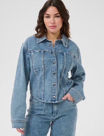 Kaffe Kadorina Denim Shirt - Blue - 40