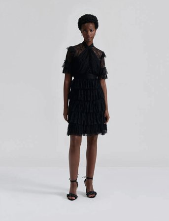 Malina Liona Dress - Black - L