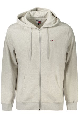 Tommy Hilfiger Felpa Con Zip Uomo Grigio