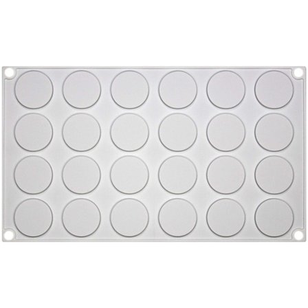 Rotondo 24st Runda Discs Silikonform Mousseform Chokladform