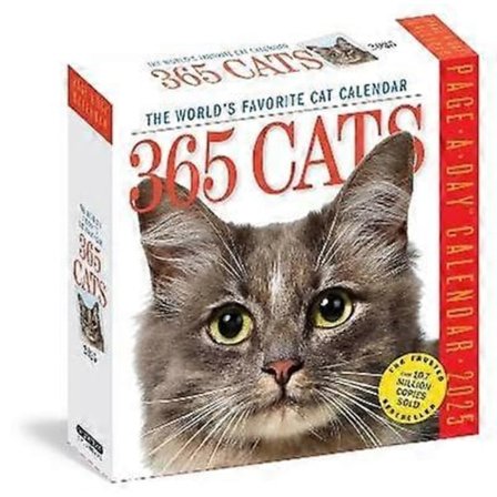 365 Katte Side-om-Side Kalender 2025