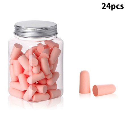 24/60 stk Mute Rebound Soveørepropp Lydtette ørepropper Ant