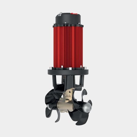 Bovpropel Quick QSY ON-OFF 185-85, 12 V, 4 kW, 85 KgF, tunnelmontering, 2 propeller, passer til både mellem 29 - 49 fod (9 - 15 meter)