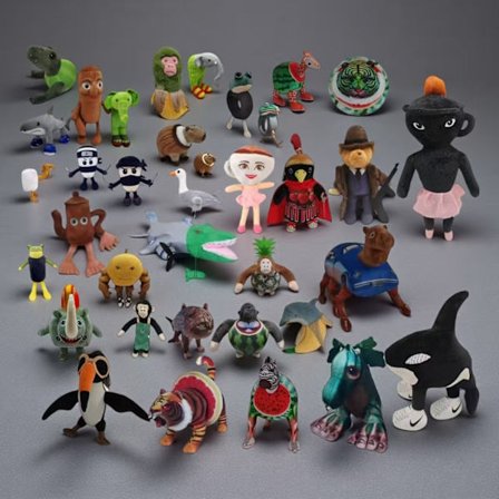 Djurplyschleksaker - Djurleksakspresenter - Slumpmässigt utvald Klassisk Berg och Hav docka-T