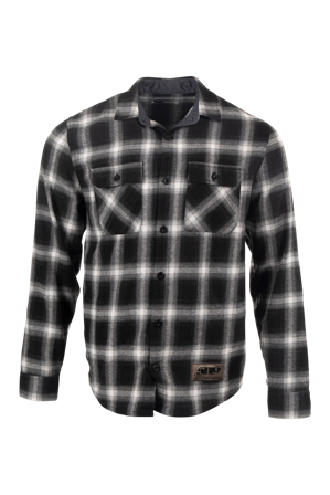 Flanellhemd 509 Basecamp Schwarz/Grau XL