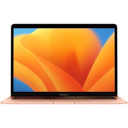 MacBook Air 13" Apple M1 3.2 Ghz 8 GB 256 GB SSD Gold (2020) - Nyt batteri - Renoveret - God stand - Refurbished Grade C