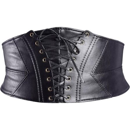 Korsetti Vyö Cinch Vyö Painonapilla, Musta,