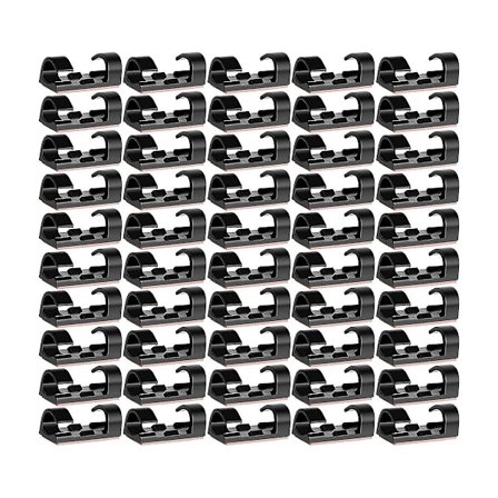 30 stycken kabelklämmor, kabelhållare med självhäftande botten, set för skrivbord, power , USB laddarkabel, laddare och Audi