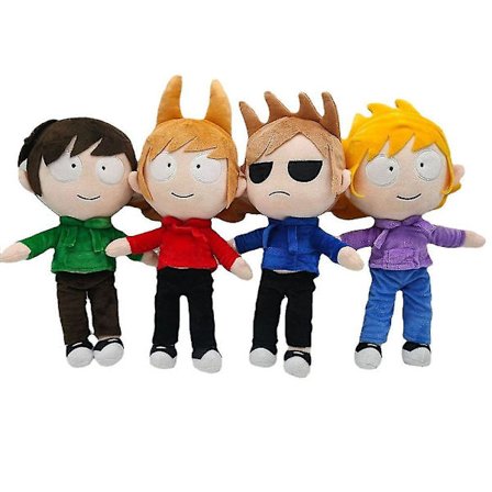 Eddsworld Plyschdocka, Edd Tord Matt Tom Kosedyr (FMY) Rød