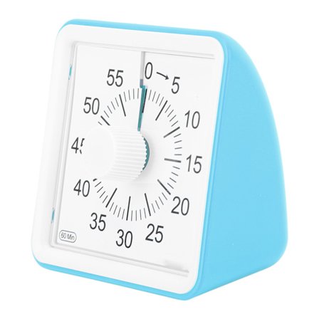 Visuel Timer Lydløs 60 Minutters Nedtælling til Studerende Køkken Blå