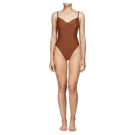 MC2 Saint Barth, One-piece Brązowy, Kobieta, Rozmiar: L
