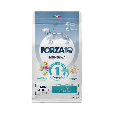 Forza10 Mini Diet Crocchette Al Pesce Cani Adulti Taglia Mini