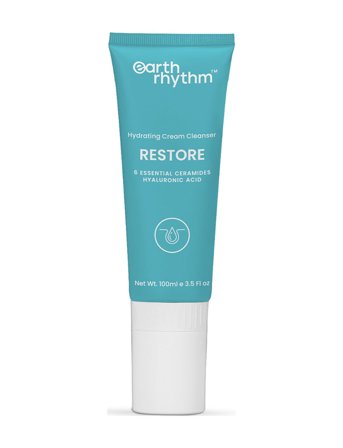 Earth Rhythm Restore Hydrating Cream Cleanser With 6 Essential Ceramide Complex & Hyaluronic Acid Nude