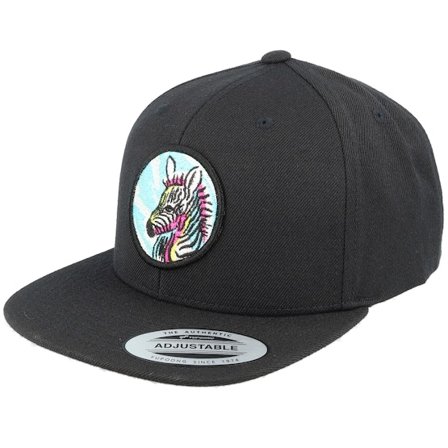 Kiddo Cap - Zwart snapback Cap - Kids Zebra Black Snapback @ Hatstore