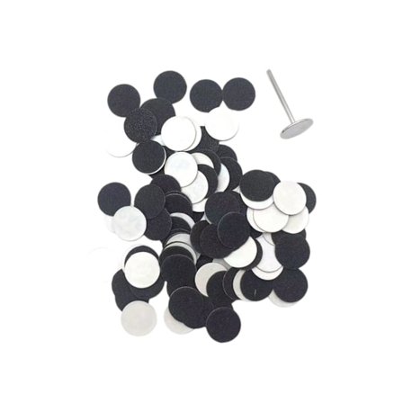 1/2/3/5 Ersättningsdynor för elektrisk fotfil Effektiv och