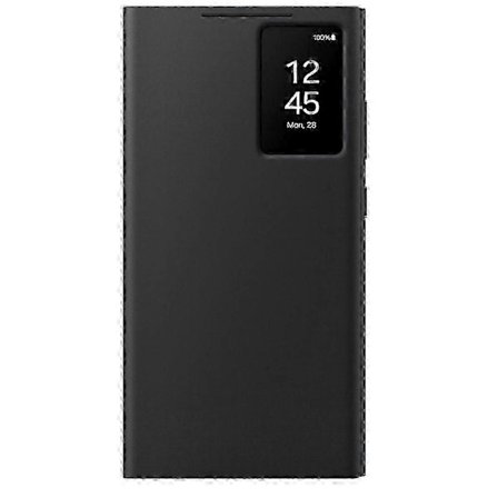 S22 Ultra S-View Lommebok Telefondeksel, Beskyttende deksel med Smart Liten Skjermvisning, Fingerberøringskontroll, Slank Design, Kort Holder Lomme