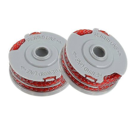 2 st Trimmerspole & Tråd för Flymo Contour 500 Power Plus 500 & 500xt