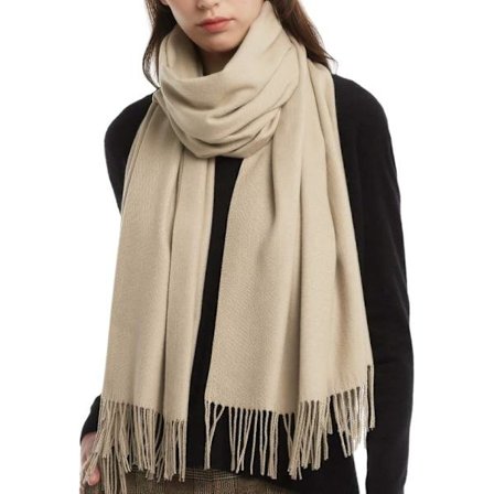 Cashmere sjal Pashmina Dame 198x71 cm Ekstra Store Cashmere Sjaler til Vinteren