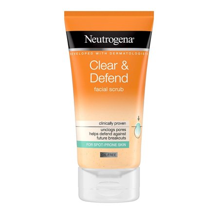 Neutrogena Clear & Defend Facial Scrub 150 ml, Skincare, Renseprodukter, Scrub