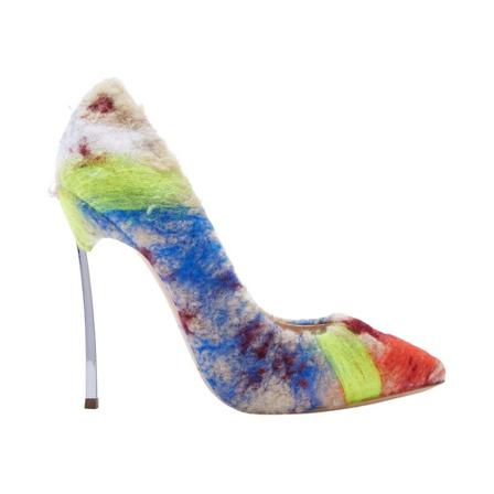 Casadei, Blade Street Art Pumps Niebieski, Kobieta, Rozmiar: 37 EU