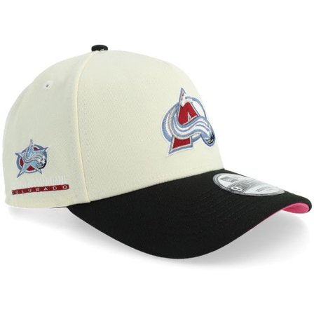 New Era - NHL Vit adjustable Keps - Hatstore Exclusive x Colorado Avalanche 9FORTY 2001 All Star Game Chrome/Black A-frame Adjustable @ Hatstore