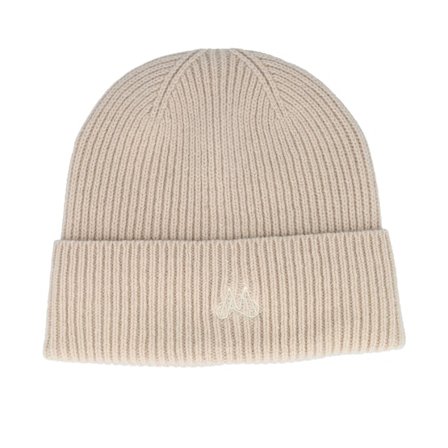 Maggiore - Beige cuff Beanie - Merino Beanie Beige Cuff @ Hatstore