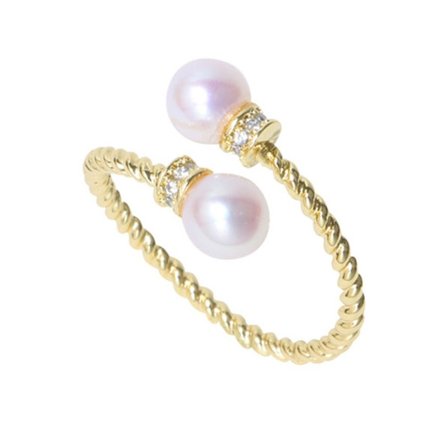 Perle ring åben ring smykker tilbehør