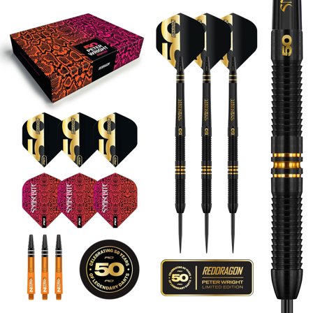 Peter Wright - 50 Year Player Edition Steel Tip Darts One size