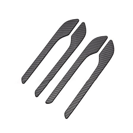 Matt Dörrhandtagsskydd i Kolfiberstruktur för Tesla Model 3