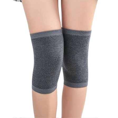 Korte kneputer i ull for menn og kvinner for varme i kaldt vær, ideell for rom med klimaanlegg