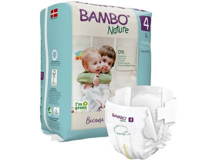 BAMBO Blöja Nature S4 7-14kg 24/fp - Lyreco - Sjukvård och omsorg - Hygien - Barnblöjor