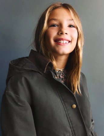 Mango Waxed-Effect Jacket With Hood - Khaki green - 11